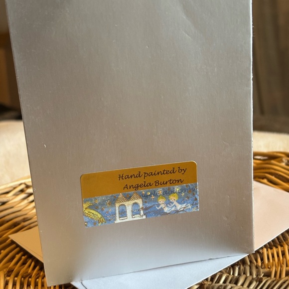 🦀sparkling crab on silver embossed card - Picture 4 of 4